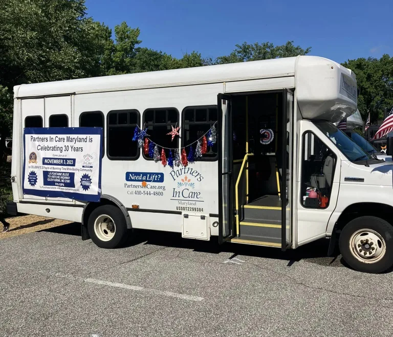 Anne Arundel County's senior transportation vehicle named the Mobility Bus